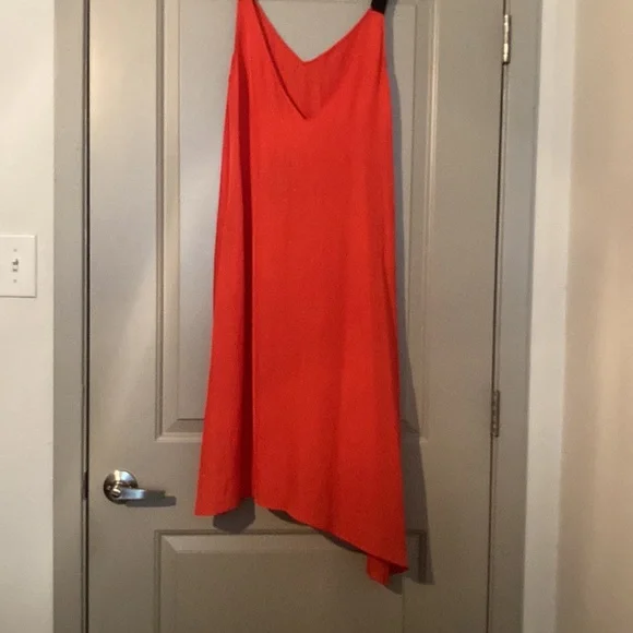 Rag & Bone| Red Zoe Asymmetric Shift Dress| Sz S|P - Picture 5 of 9